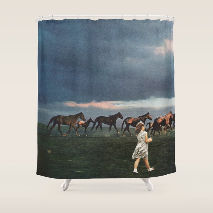 Into the Sunset Shower Curtain Gallery Image 1