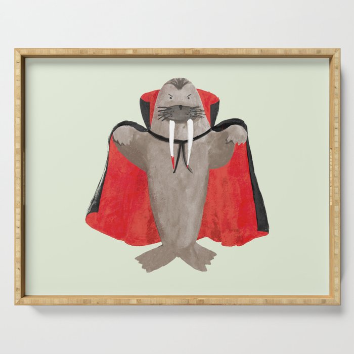 Vampire Walrus Serving Tray Gallery Image 1