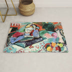 Henri Matisse Interior with a Young Girl Reading Rug Gallery Image 1