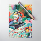 Henri Matisse Interior with a Young Girl Reading Wrapping Paper Gallery Image 1