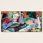 Henri Matisse Interior with a Young Girl Reading Desk Mat Gallery Image 3