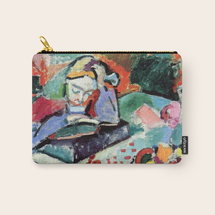Henri Matisse Interior with a Young Girl Reading Carry All Pouch Gallery Image 1