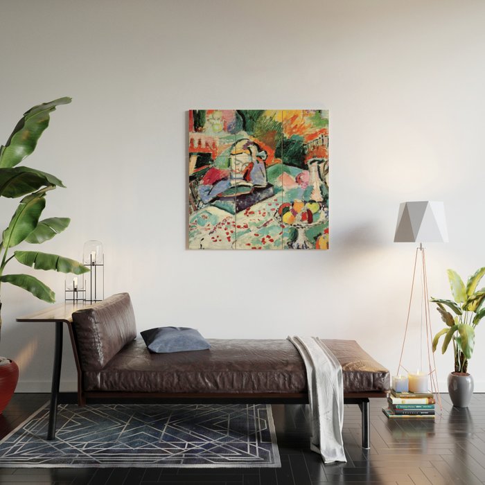 Henri Matisse Interior with a Young Girl Reading Wood Wall Art Gallery Image 2