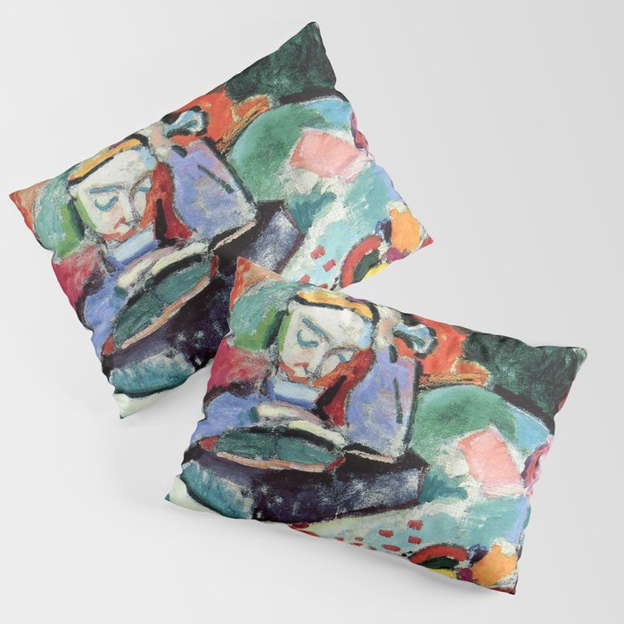 Henri Matisse Interior with a Young Girl Reading Pillow Sham Gallery Image 1