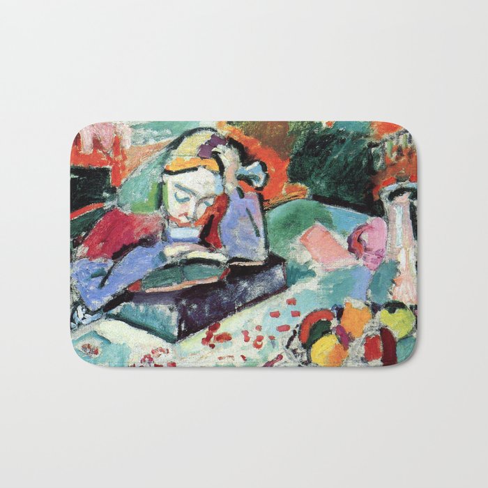 Henri Matisse Interior with a Young Girl Reading Bath Mat Gallery Image 1