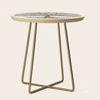 Tree of Life Watercolor - Rainbow Palette Side Table Gallery Image 1