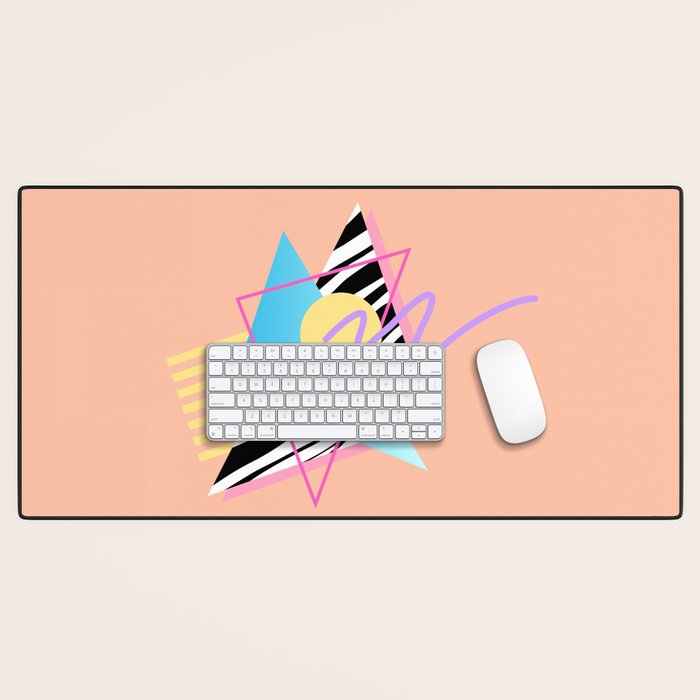 Memphis pattern 122 - 80s / 90s Retro Desk Mat Gallery Image 1