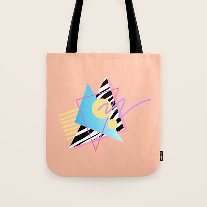 Memphis pattern 122 - 80s / 90s Retro Tote Bag Gallery Image 1