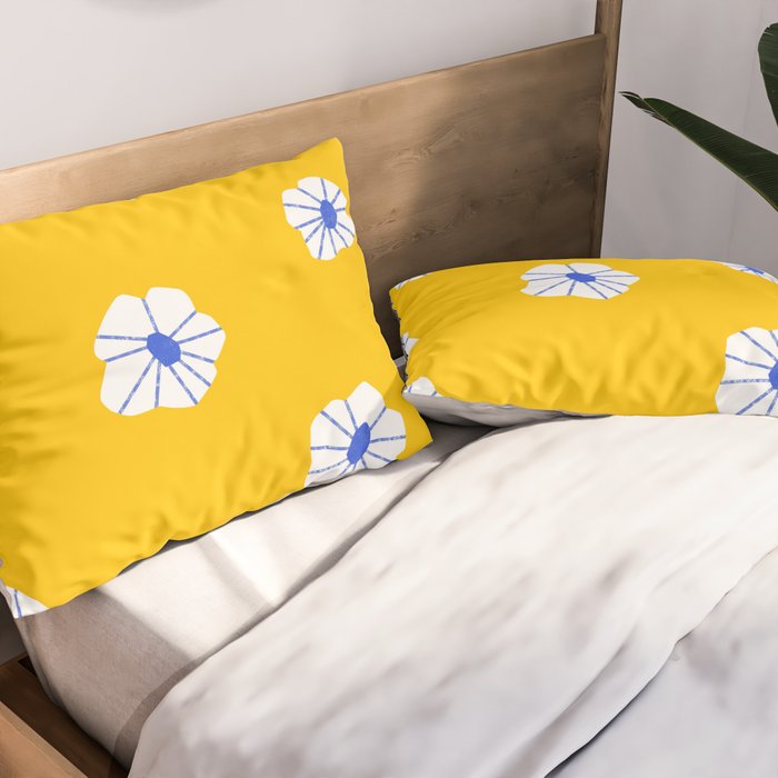 Scattered Flowers Pillow Sham Gallery Image 2