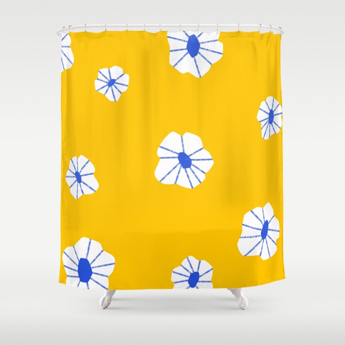 Scattered Flowers Shower Curtain Gallery Image 1