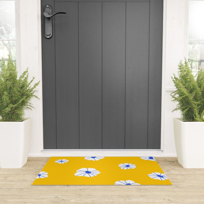 Scattered Flowers Welcome Mat Gallery Image 3