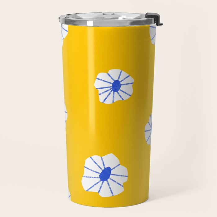 Scattered Flowers Travel Mug Gallery Image 2