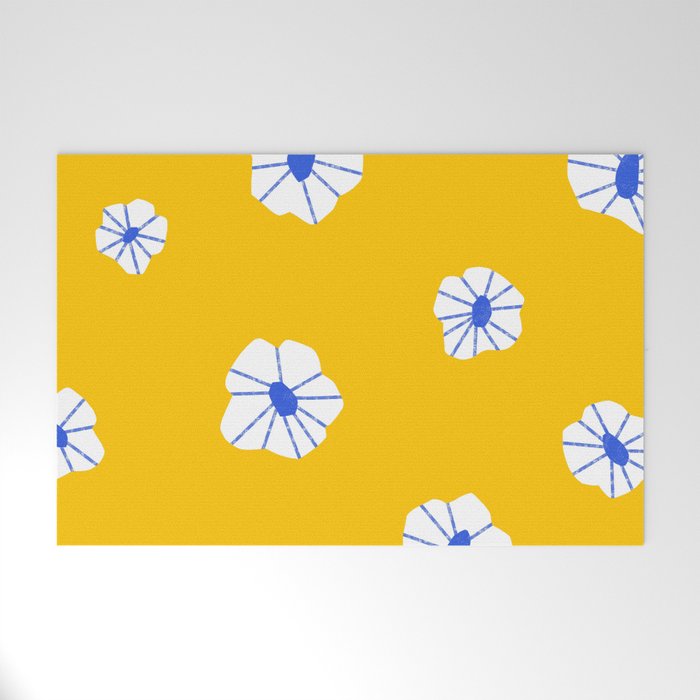 Scattered Flowers Welcome Mat Gallery Image 1