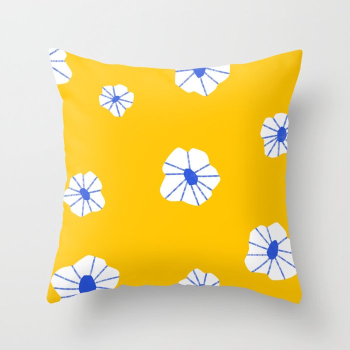 Scattered Flowers Throw Pillow Gallery Image 6