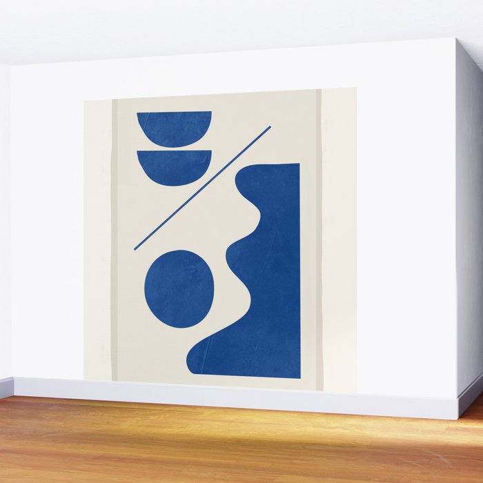 Modern Abstract Minimal Shapes 188/2 Wall Mural Gallery Image 2