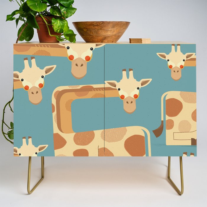 Giraffe, Animal Portrait Credenza Gallery Image 1