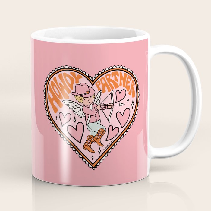 Howdy Partner Cupid Coffee Mug Gallery Image 1