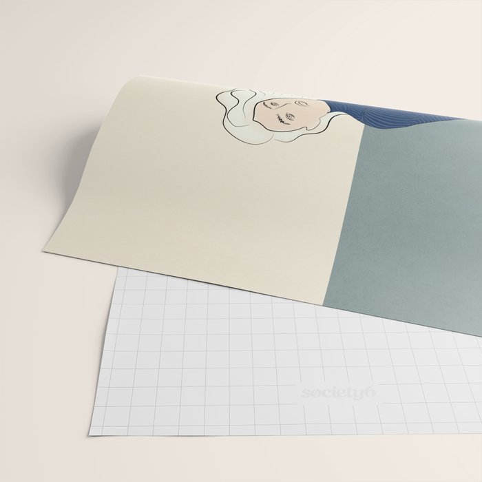 Serene Blue Wrapping Paper Gallery Image 2