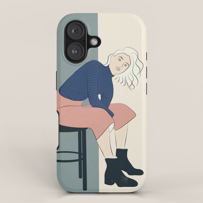 Serene Blue iPhone Case Gallery Image 1