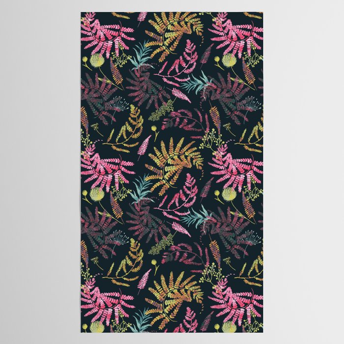 Vibrant meadow in the dark 77 Tablecloth Gallery Image 2