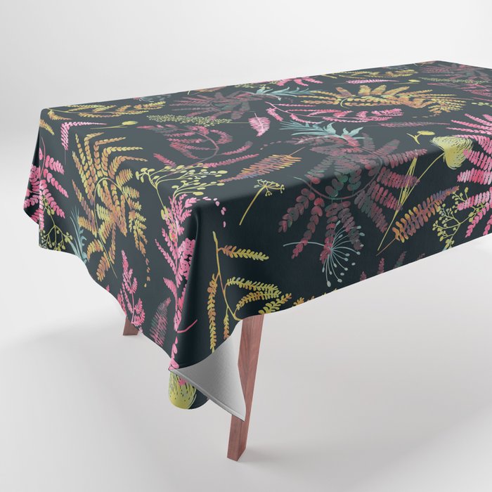 Vibrant meadow in the dark 77 Tablecloth Gallery Image 1