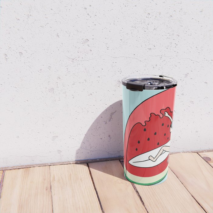 Watermelon Surf Travel Mug Gallery Image 4