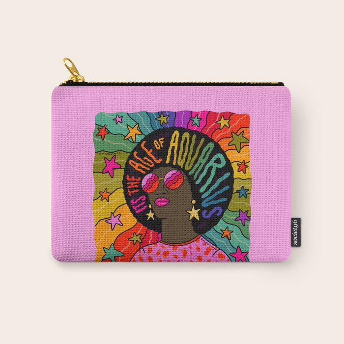 Age of Aquarius Carry All Pouch Gallery Image 1