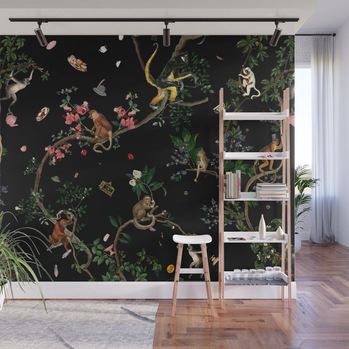 Monkey World Wall Mural Gallery Image 1