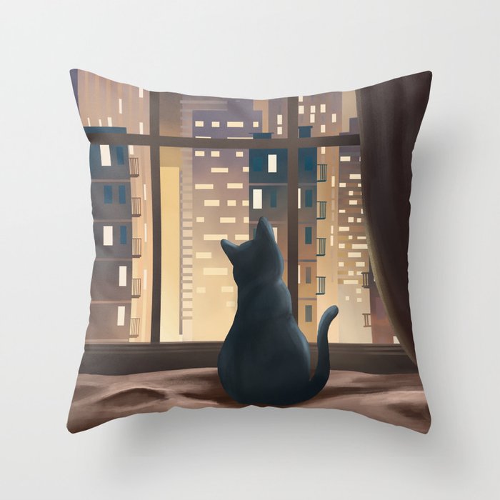 City View Throw Pillow Gallery Image 6