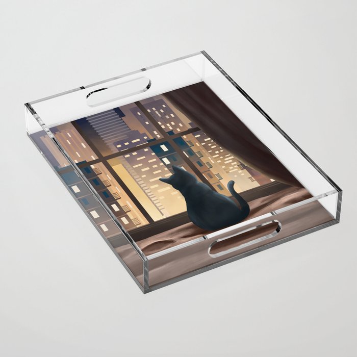 City View Acrylic Tray Gallery Image 1