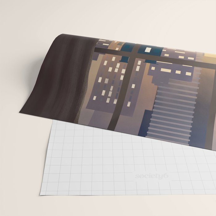 City View Wrapping Paper Gallery Image 2