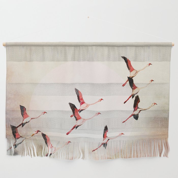 Flock of Flamingos Wall Hanging Gallery Image 1
