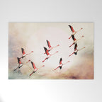 Flock of Flamingos Welcome Mat Gallery Image 1