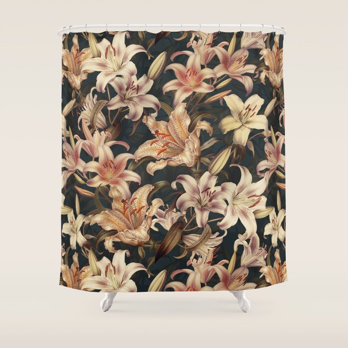 Floral Spice III Shower Curtain Gallery Image 1