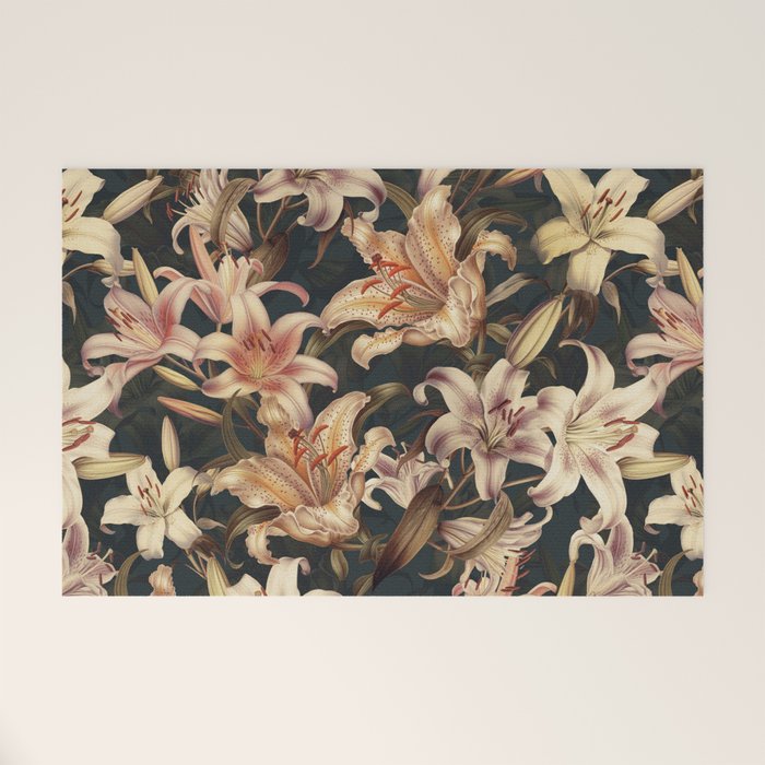 Floral Spice III Welcome Mat Gallery Image 1