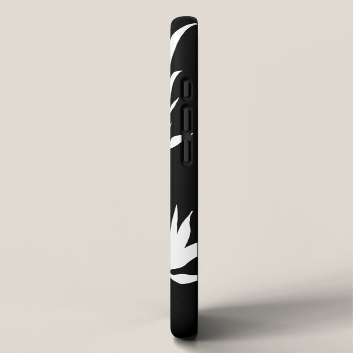 Tulip Tremble In Black  iPhone Case Gallery Image 2