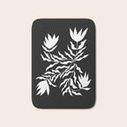 Tulip Tremble In Black  Bath Mat Gallery Image 1