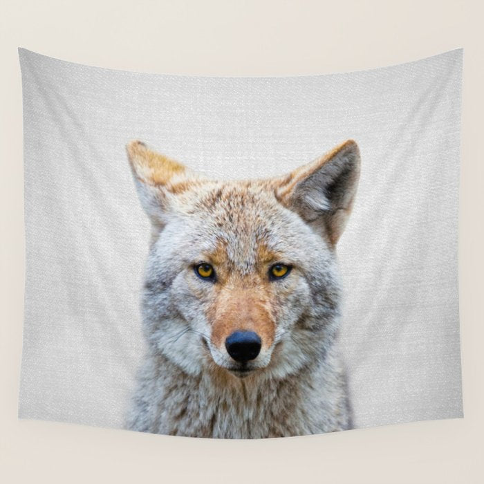 Coyote - Colorful Wall Tapestry Gallery Image 4