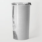 Rabbit - Black & White Travel Mug Gallery Image 2