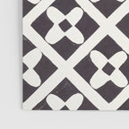 Floral Tiles Pattern / Lino Print Poster Gallery Image 3