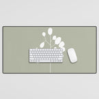 Large Eucalyptus (Linen Sage) Desk Mat Gallery Image 1