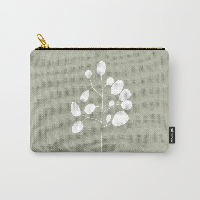 Large Eucalyptus (Linen Sage) Carry All Pouch Gallery Image 1