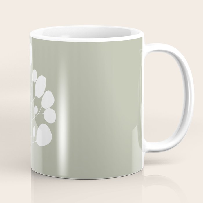 Large Eucalyptus (Linen Sage) Coffee Mug Gallery Image 1