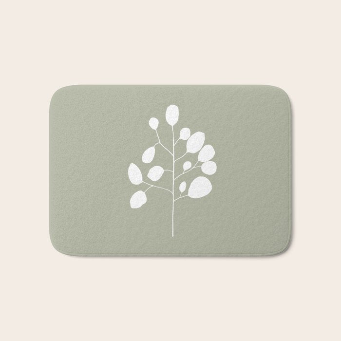 Large Eucalyptus (Linen Sage) Bath Mat Gallery Image 1