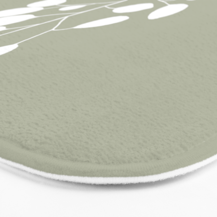 Large Eucalyptus (Linen Sage) Bath Mat Gallery Image 3