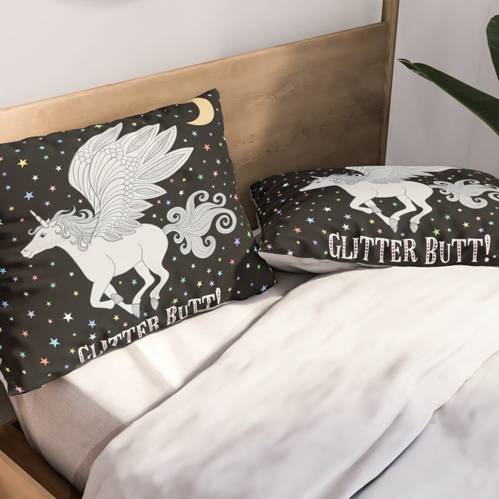 Glitter Butt! Pillow Sham Gallery Image 2