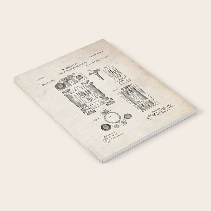 First Computer Patent - Technology Art - Antique Notebook Gallery Image 2