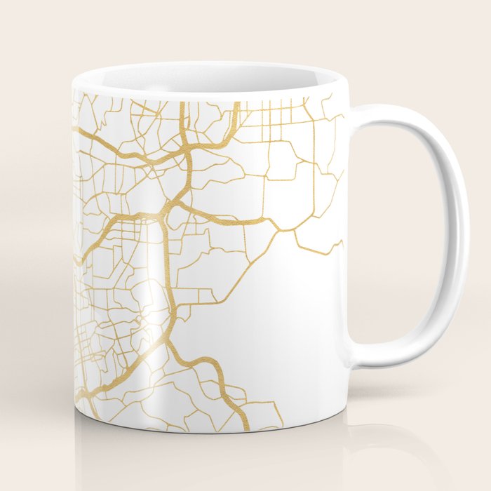 SAN DIEGO CALIFORNIA CITY STREET MAP ART Coffee Mug Gallery Image 1