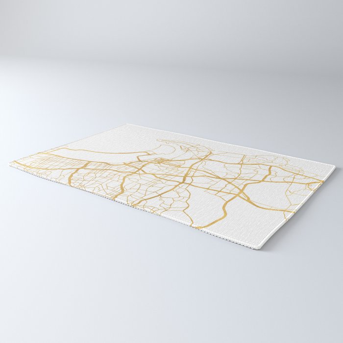 SAN DIEGO CALIFORNIA CITY STREET MAP ART Rug Gallery Image 3