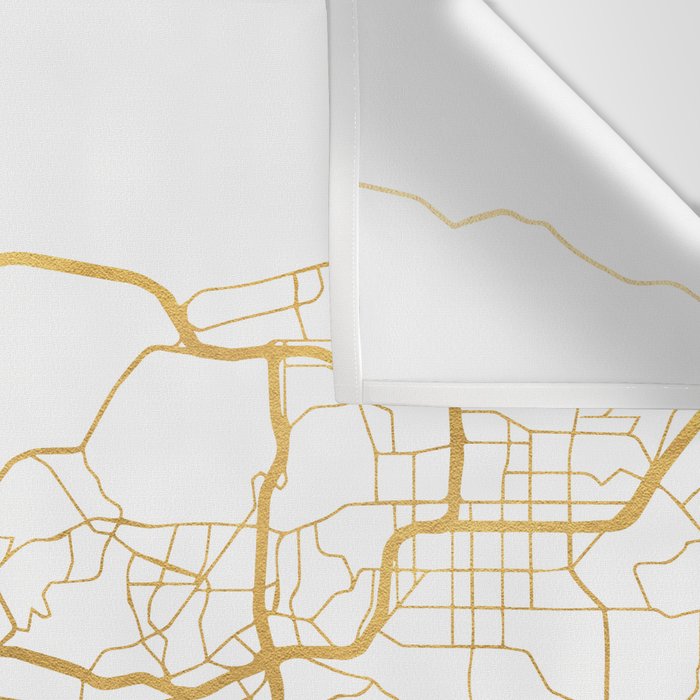 SAN DIEGO CALIFORNIA CITY STREET MAP ART Wall Tapestry Gallery Image 3